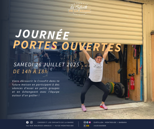 Journée portes ouvertes aux Enfants de la Barre !